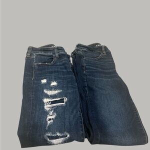 GUC TWO PAIRS of American Eagle Ne(x)t Level Stretch Jeggings Size:6 BUNDLE
